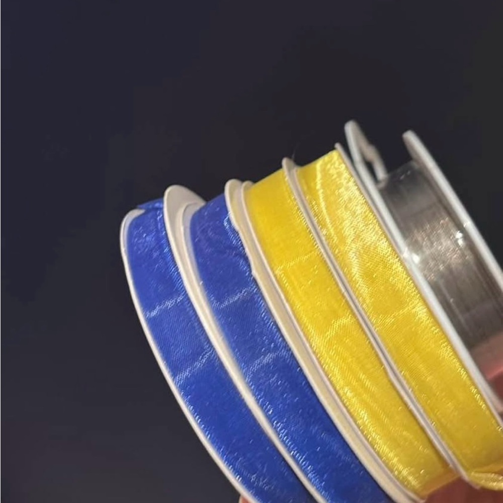 Blue and Yellow Ribbon Set - Picture 2 of 3